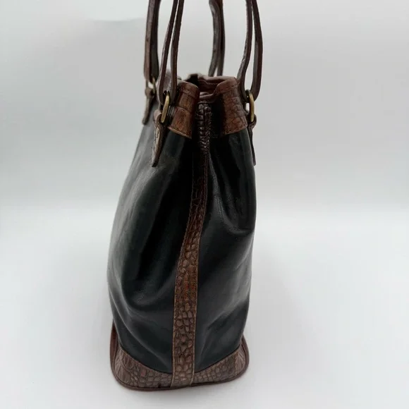 Brahmin Black and Brown Shoulder Bag - Picture 3 of 10
